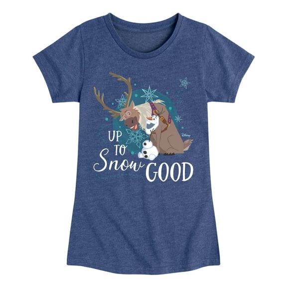 Frozen - Winter - Up To Snow Good - Toddler & Youth Girls Short Sleeve Graphic T-Shirt