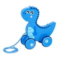 thumbnail image 3 of Juguete para arrastrar, juguete para caminar con cuerda, juguete para empujar y tirar para bebés, juguete para aprender a caminar para regalos de 1 Dinosaurio, 3 of 9