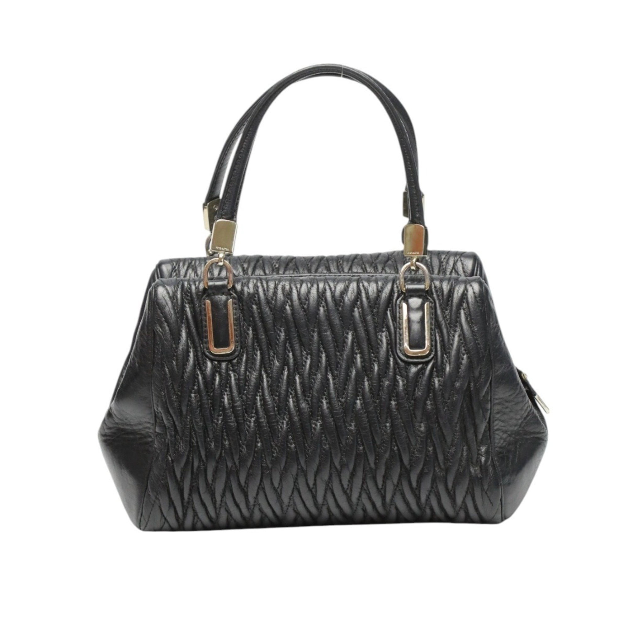 COACH Madison 2way パテントレザー アシュレイ ショルダー Pre-Owned COACH Handbag 2way Shoulder Bag Satchel Madison Leather