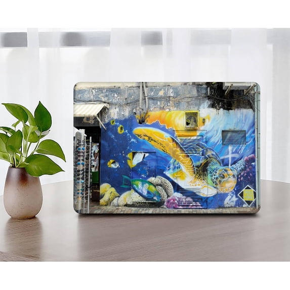 KSK KAISHEK Only Compatible MacBook Pro 13" Case 2015 2014 2013 2012 Rel. Model A1425 or A1502, Plastic Hard Shell Case, Painting A 0171