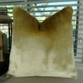 thumbnail image 1 of Thomas Collection Luxury Tissavel Taupe Faux Fur Throw Pillow - 17443, 1 of 5