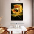 thumbnail image 3 of Elephant Stock The Ancient Of Days Wall Art - Vertical Canvas Wall Art - Living Room Wall Decor - People Canvas - Black And Orange Decor By William Blake - 32" x 48", 3 of 8