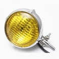 thumbnail image 1 of koolsoo 2X Lampe de Phare de Moto 4 Pouces Ambre pour Bobber Chopper +jaune, 1 of 5