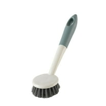 TZYUDK Multi-purpose Kitchen Cleaning Brush Hangable Cleaning Brush Pot And Brush Kitchen Utensils Sink Brush Stain Removal Pot Brush green Plastic