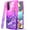 Pink/Purple, variant on Starshop Case for Samsung Galaxy S22, Liquid Glitter Quicksand Bling Diamond -Teal/Purple