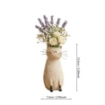 thumbnail image 7 of BZPIZ 2026 NEW Handcrafted Quirky Cat Vase, Whimsical Cat Flower Vase, Funny Cat Planter for Desk, Shelf, Boho Home Decor, Unique Gift for Cats Lovers Home Essentials White, 7 of 7