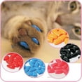 thumbnail image 2 of 20 Pcs Couvre-Griffons pour Chats Colorés Doux Non Toxiques Protecteurs, 2 of 5