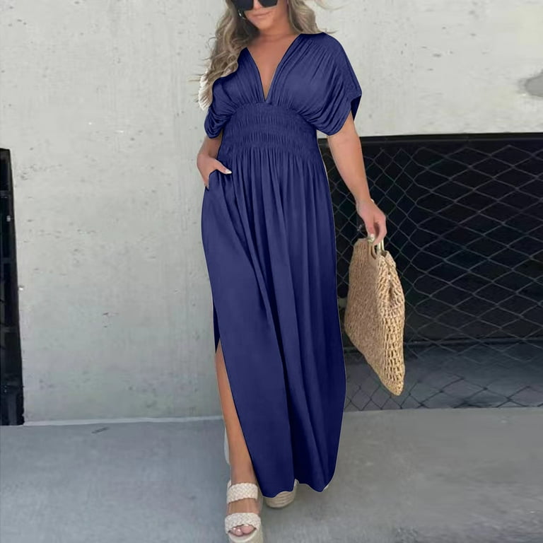 chinese dress ladies Floral Work Dresses for Women 2025 Tiered Flowy Office Long Dress Elegant  Business Casual Tie Waist Maxi Boho Dress Patchwork Crewneck Teacher Dress  Mid Length Modest Frocks a Line Tea Party Dress main image 0