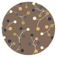 thumbnail image 3 of Surya Athena 4' x 4' Round Hand Tufted Wool Rug in Gray, 3 of 6