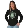 thumbnail image 4 of Free State of Mind Celestial Sun Moon Long Sleeve TShirt Men Women Brisco Brands S, 4 of 5