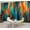 Color 3, variant on Wallpaper Teal Landscape Blue Forest Textured Panoramic Abstract Peel and Stick Wall Murals 69"H x 96"W Removable PVC Wall Paper Self-Adhesive Wall Paintings Art Decor for Bedroom Living Room