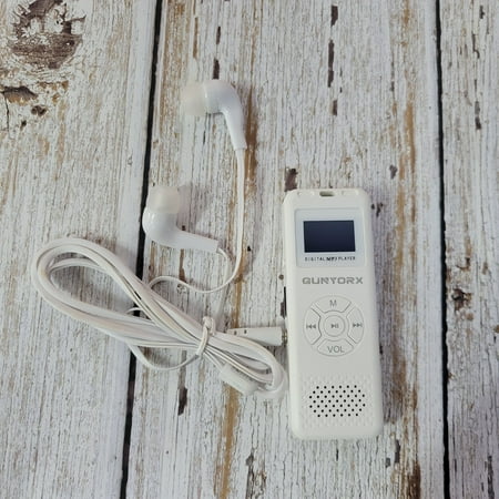QUNYORX Portable audio players Portable MP3 player with built-in high-quality speakers, delivering clear and distortion-free sound.