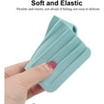 thumbnail image 3 of Ludlz Bathroom Soap Dishes Dish Holder Stand Saver Tray Case for Shower-Silicone Rubber Drainer Dishes for Sponge Scrubber Bathroom Kitchen Sink-Dishwasher Safe-Drains Water, 3 of 7