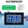 thumbnail image 3 of 10L0L Golf Cart Digital Volt Meter, 24V 36V 48V Battery Gauge 15V-120V Voltage Display for Yamaha Club Car EZGO, 3 of 8