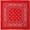 Red, variant on 12 Pack Bandanas Multipurpose Cotton Novelty Paisley Bandana Headband for Cowboy Men Women 22 x 22 - Red