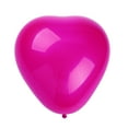thumbnail image 2 of ADDHAT 50pcs 10 Inch 2.2g Heart Latex Balloons Balloons Decoration Supplies (White+ +Rose Red), 2 of 7
