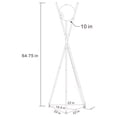 thumbnail image 7 of Coaster Yamileth Contemporary Metal Tripod Floor Lamp in Gold, 7 of 7