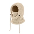 thumbnail image 6 of Xdegoge Kids Balaclava 3 in 1 Beanie Hat with Scarf and Mask for Boys Girls Sherpa Fleece Adjustable Drawstring Warm Snow Winter Hats Plush Face Cover Ski Caps, 6 of 6