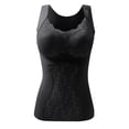 thumbnail image 7 of Kilaqueen Womens Thermal Vest for Cold Weather Slim Floral Embroidery Fall Winter Tank Tops with Padding Fashion Quick Dry Warm Long Underwear, 7 of 7