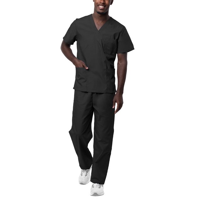 Sivvan Unisex Classic Scrub Set V-Neck Top/Drawstring Pants (Available in 15 Solid Colors)