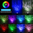 thumbnail image 2 of Proyector de cielo estrellado con 21 modos de iluminación, luz nocturna LED con ondas de agua, reproductor de música Bluetooth y control remoto, 2 of 8