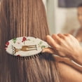 thumbnail image 3 of Beige Christmas Santa and Animal Pattern Hair Brush,Girls Detangling Hair Brush,Glide Through Tangles with Ease for Wet & Dry Hair,8.8"X2.8", 3 of 7