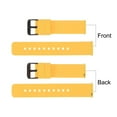 thumbnail image 4 of Uxcell Silicone Watch Band Quick Release Soft Rubber Watch Strap Yellow/Black 24mm, 4 of 7