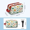 thumbnail image 3 of Toiletries Bag,Dinosaur and Palm Tree Pattern Mens Womens Toiletry Bag Bathroom Bag,Waterproof Toiletry Travel Bag Dopp Kit Shaving Bag 11x6.3x5.1 Inch, 3 of 5