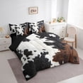 thumbnail image 4 of Homewish Vintage Cow Hide 7-Piece Twin Bedding Sets,Rustic Farmhouse Cabin Bedding Comforter Set,Country Cattle Hide Sheet Sets For Adults,Breathable Home Decor Reversible, 4 of 9
