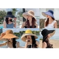 thumbnail image 5 of Reversible Large Bucket Hats for Woman Foldable Sunhat UV Sun Protection Wide Brim Sun Hat Summer Beach Cap Sunshade Hats for women, 5 of 5