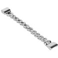 thumbnail image 2 of Correa de pulsera inteligente de moda plateada de acero inoxidable Compatible con accesorios Fitbit Charge 2, 2 of 8