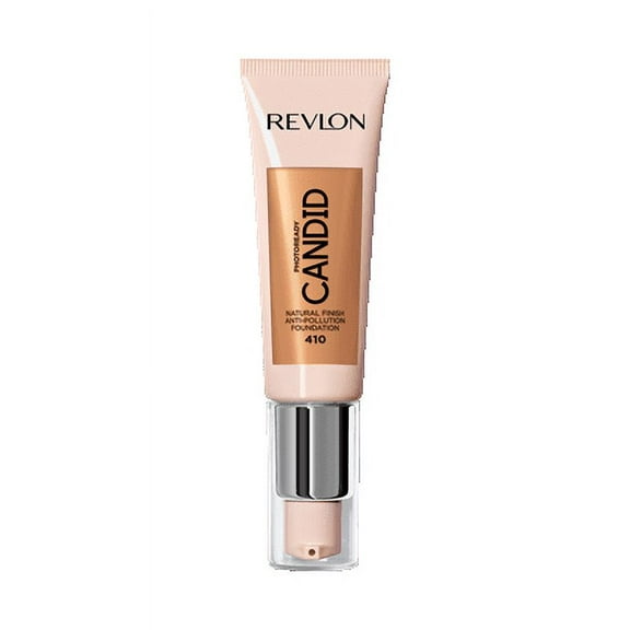 Revlon PhotoReady Candid Natural Finish Anti-Pollution Foundation, 410 Toast, 0.75 fl oz.