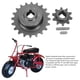 thumbnail image 3 of Kit De Piñón De Cadena 420, Piñón De Cadena De Eje Secundario De aleación De Acero De Alta Dureza Con Llave Para Reemplazo De Go Kart Para, 3 of 7