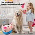 thumbnail image 6 of MKKAS Active Moving Pet Plush Toy Interactive Dog Toys Talking Moving Dog Ball Toy, Washable Cartoon Pig Plush Sound Electronic Dog Toy, Shake Bounce Boredom Toys for Dog, Pets, Cats, 6 of 7