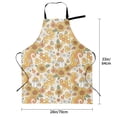 thumbnail image 5 of Picia Retro 70s 60s Flower Waterproof Apron for Unisex Adult - Adjustable Bib Apron with Pockets, Ideal for Cooking, Gardening, Painting, and Household Chores, 5 of 9