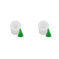 thumbnail image 4 of Billuyoard Moldes para galletas, molde en relieve temático para hornear, postre limpio, fundición de Fondant, troquel de aniversario, dulces, magdalenas, Árbol de Navidad 06 2piezas Billuyoard CBP272111, 4 of 6