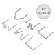 thumbnail image 2 of Riwesomey Kit de soldadura de plástico versátil para reparación de parachoques de coche, soldador fácil para reparación de plástico, 500 Herramientas eléctricas 0.6 M en forma * 500 piezas, 2 of 6