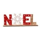 thumbnail image 1 of Ganfancp Árbol de Navidad de Madera Redondo Colgante de Color de Madera Del Coche Adornos de Navidad Rebajas Flash Deals 1 Adorno, 1 of 3