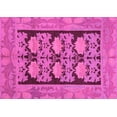 thumbnail image 1 of Ahgly Company Indoor Rectangle Abstract Pink Modern Area Rugs, 8' x 10', 1 of 4