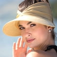 thumbnail image 5 of 2 Packs Womens Sun Visor Hat Wide Brim Summer UPF 50+ UV Protection Beach Sport Cap, 5 of 6