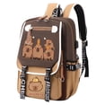 thumbnail image 2 of Kawaii Backpack School Capybara Cute Bag Preppy Bag Aesthetics School Backpack Cute Backpack School Backpack School Backpack,1*Backpack Clearance, 2 of 9