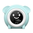 thumbnail image 2 of Bebé entrenador despertador dormitorio de noche reloj 5 colores de lámpara de noche ajustable, 2 of 8