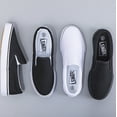 thumbnail image 2 of Mens Slip on Sneakers Loafers Shoes Canvas Black Shoes Canvas White Casual Fashion Shoes, 2 of 11