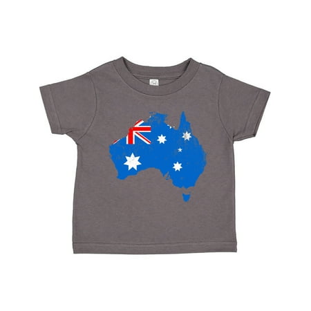 

Inktastic Aussie Map Flag Gift Toddler Boy or Toddler Girl T-Shirt
