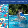 Aqua Blocks Pool Diving Game 40 MultiShape Sinking Toys, 18 Challenge