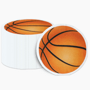 100Pcs Basketball Napkins Basketball Shaped Paper Napkins for Sport Party Baby Shower Birthday Party