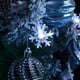 thumbnail image 5 of Luces navideñas Luces de copo de nieve - Total 1.5 metros 10 luces de hadas Funciona con batería a prueba de agua para decoraciones navideñas para interiores / exteriores (luz colorida) brillar Electrónica, 5 of 5