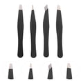 thumbnail image 3 of MLINS 4Pcs Stainless Steel Brow Clips Cosmetic Tools Eyebrow Tweezers Makeup Clamps, 3 of 6