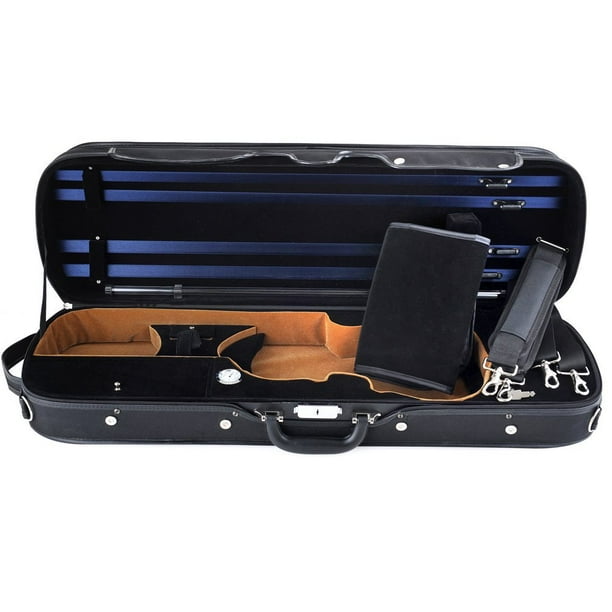 ADM Professional Sturdy Violin Case 4/4 Full Size, Oblong Wooden Hard