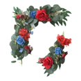 thumbnail image 2 of 2 Unids Boda Flores Exhibición Planta Hojas Flores Artificiales para Ventana de Bienvenida símbolo Esquina Recepción Yotijar  Guirnalda de arco de boda, 2 of 10